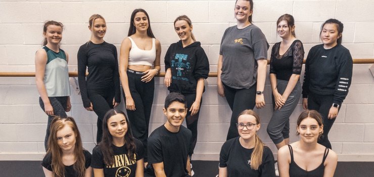 Image of Hip Hop Dance class with former student