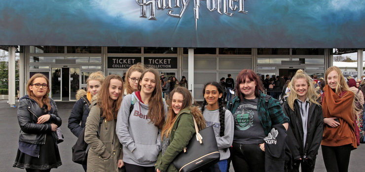 Image of Media students visit Harry Potter World