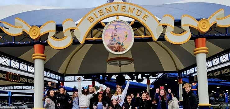 Image of Education and Health students visit Disneyland Paris