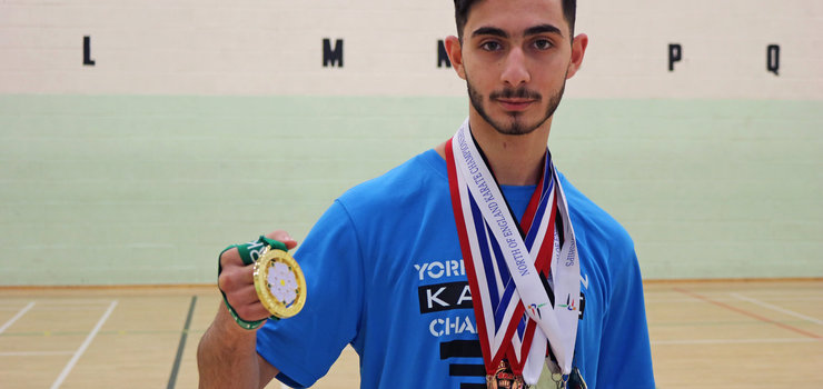 Image of Sport Student Wins Gold at Yorkshire Open Karate Championship