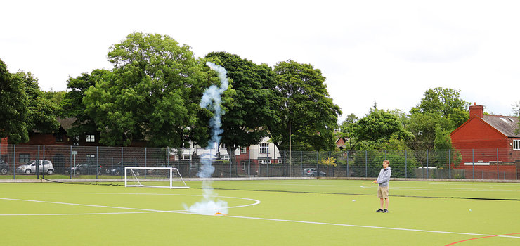 Image of Physics Launch Rockets on Student Enrichment Day