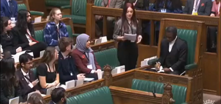 Image of Politics student speaks in House of Commons!