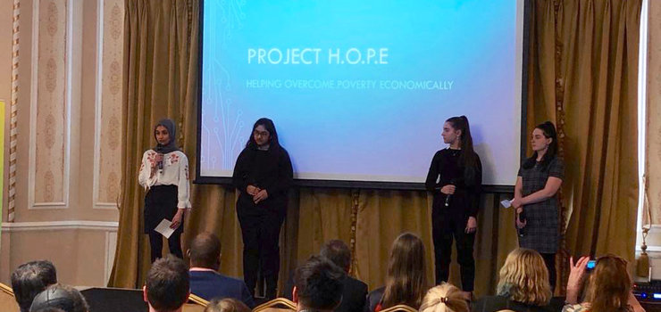 Image of IT student's 'Project H.O.P.E' recognised by O2 and Cisco